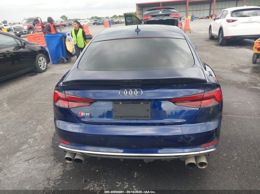 2018 Audi S5 3.0T Premium Plus VIN: WAUB4CF55JA019928 Lot: 45369291
