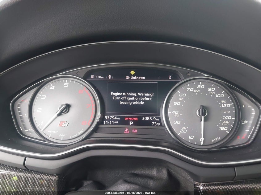 2018 Audi S5 3.0T Premium Plus VIN: WAUB4CF55JA019928 Lot: 45369291