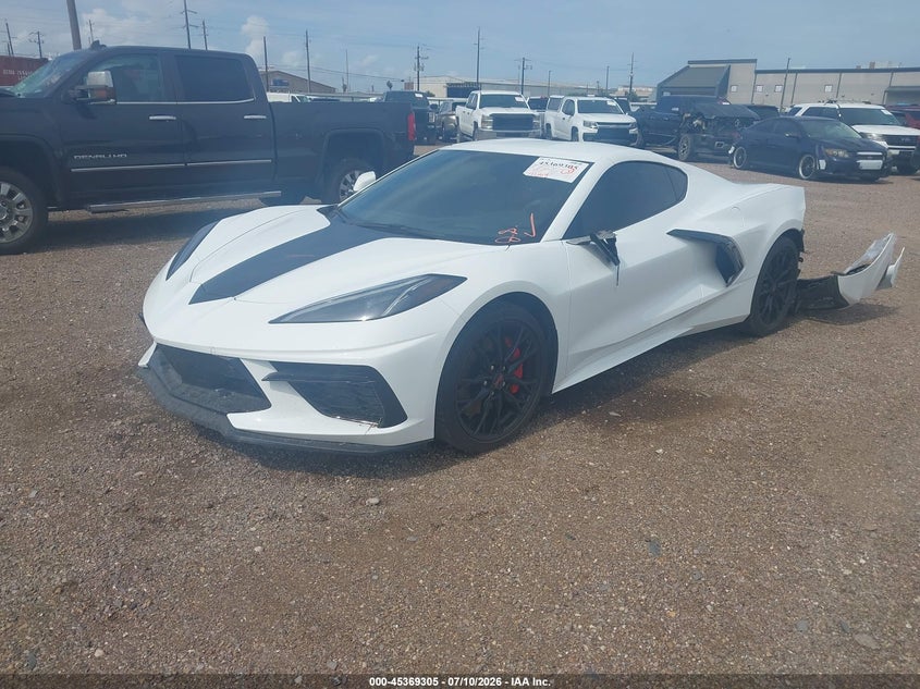 Vin: 1g1yc2d42p5117037, lot: 45867291, chevrolet corvette stingray rwd  3lt 20232