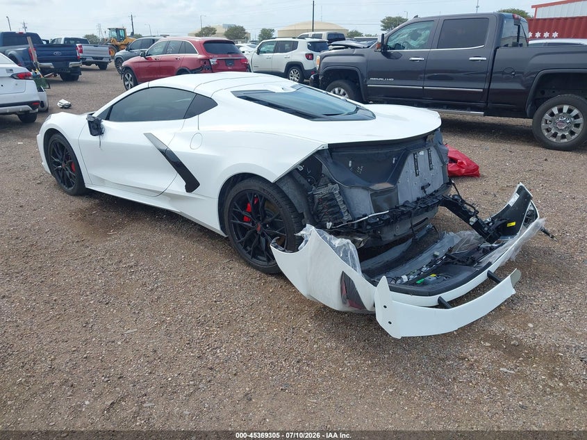 Vin: 1g1yc2d42p5117037, lot: 45867291, chevrolet corvette stingray rwd  3lt 20233
