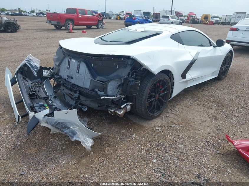 Vin: 1g1yc2d42p5117037, lot: 45867291, chevrolet corvette stingray rwd  3lt 20234