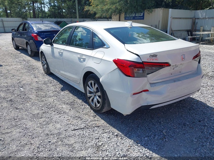2023 HONDA CIVIC SEDAN 2.0L I-4 DI, DOHC, VVT, 158HP