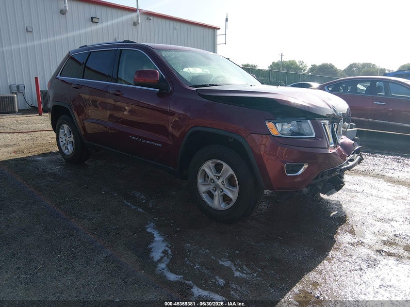 Vin: 1c4rjeag8gc463963, lot: 45867367, jeep grand cherokee laredo 20161