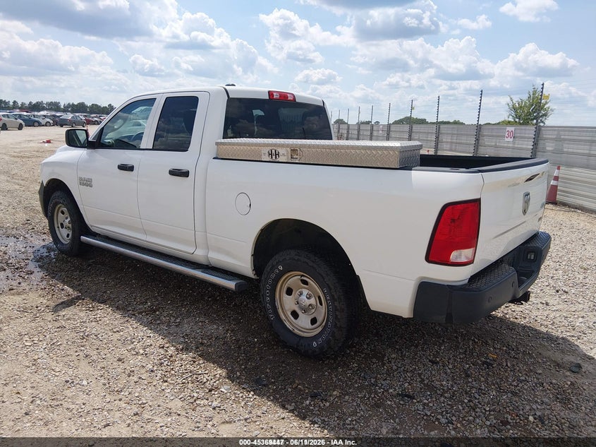 Vin: 1c6rr7fg4hs616558, lot: 45867433, ram 1500 tradesman  4x4 6'4 box 20173