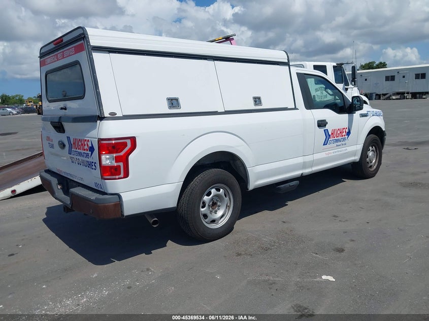 Vin: 1ftmf1cb4jkf29833, lot: 45867520, ford f-150 xl 20184