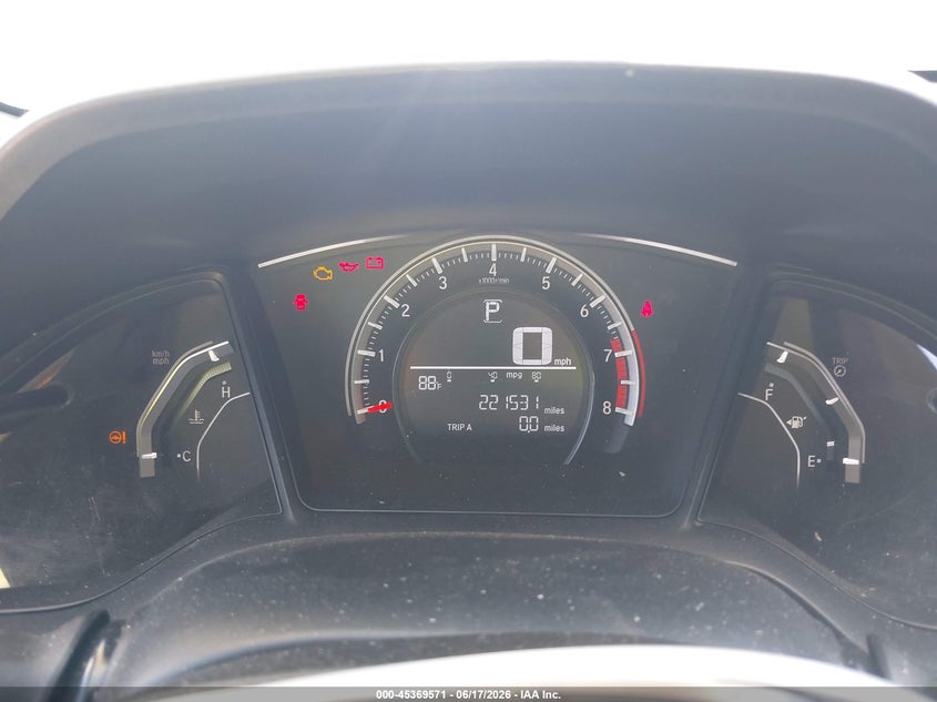 2016 HONDA CIVIC SEDAN 2.0L I-4 DOHC, VVT, 158HP