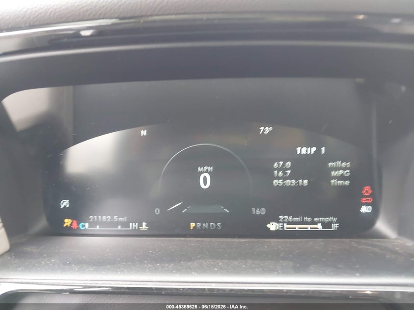 2022 LINCOLN NAUTILUS 2.0L I-4 DI, DOHC, V(VIN: 2LMPJ6J99NBL26297