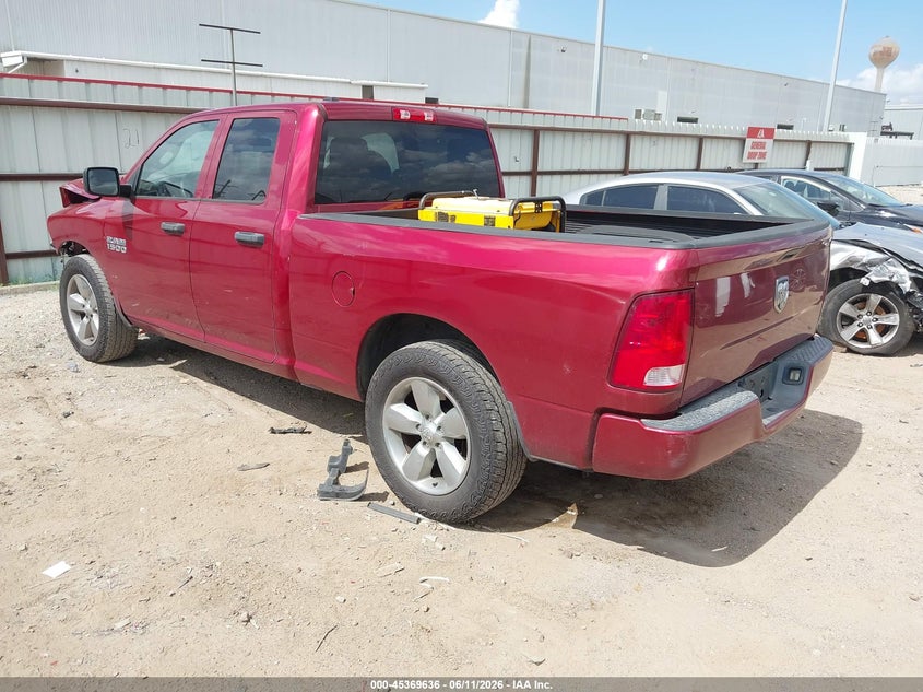 Vin: 1c6rr6fg5fs505752, lot: 45867622, ram 1500 express 20153