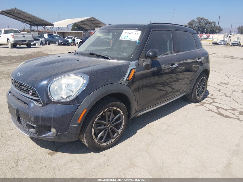 Vin: wmwzc3c55fwt03821, lot: 45867630, mini countryman cooper s 20152
