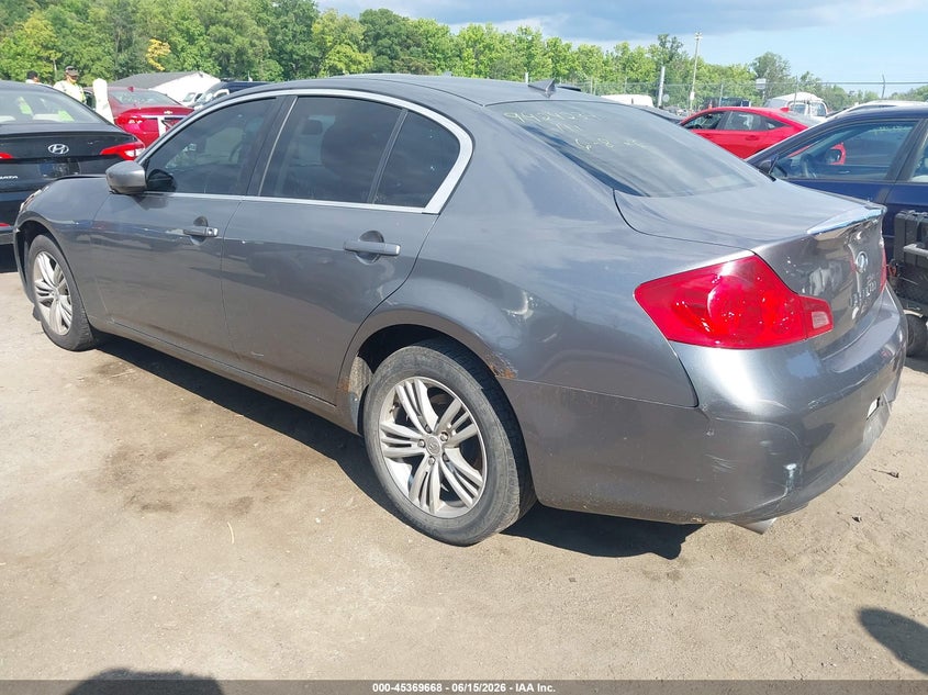 Vin: jn1dv6ar5bm652128, lot: 45867654, infiniti g25x 20113
