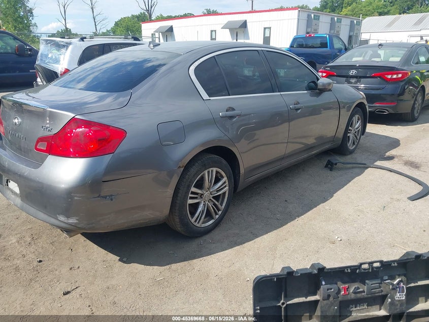 Vin: jn1dv6ar5bm652128, lot: 45867654, infiniti g25x 20114
