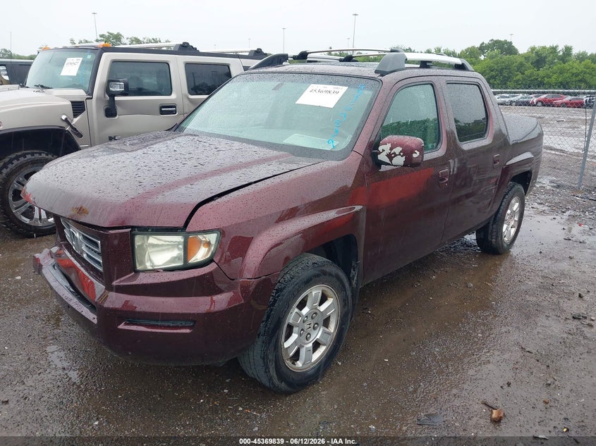 2008 Honda Ridgeline Rtl 2HJYK165X8H542196 photo 1