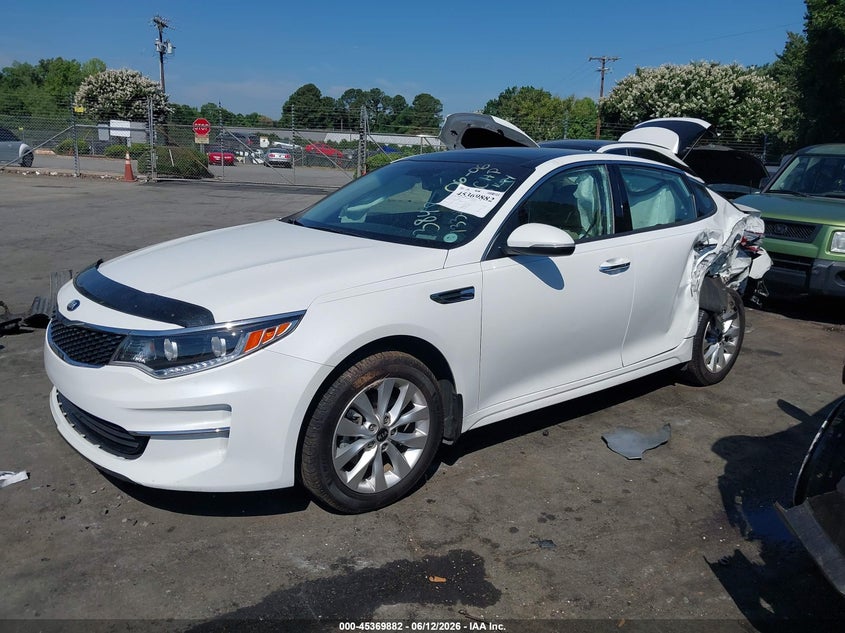 Vin: 5xxgu4l39gg063848, lot: 45867868, kia optima ex 20162