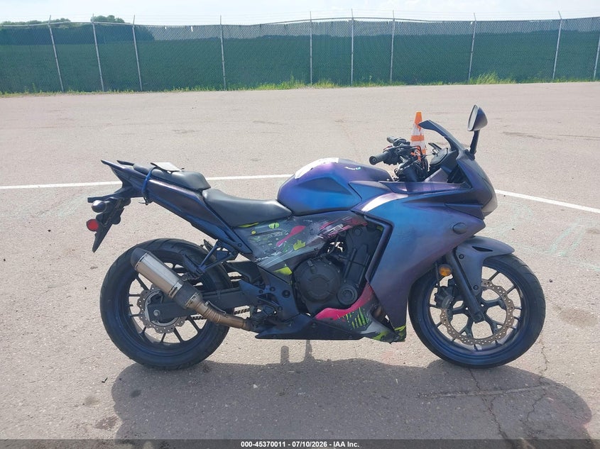 2015 Honda Cbr500 R VIN: MLHPC4461F5200034 Lot: 45370011
