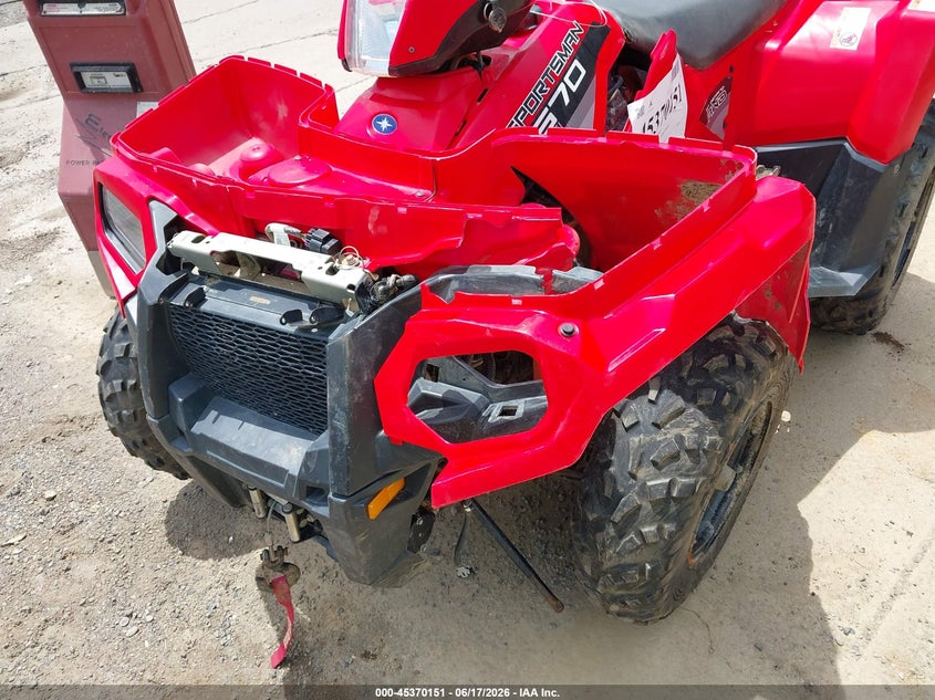 2016 Polaris Sportsman 570 VIN: 4XASEA577GA599254 Lot: 45370151