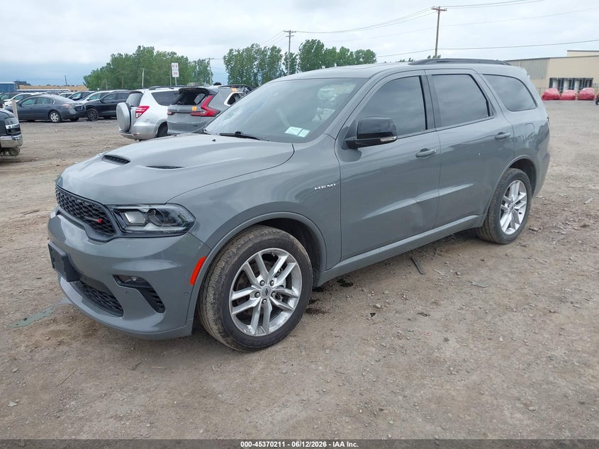 Vin: 1c4sdjct6pc627013, lot: 45868197, dodge durango r/t plus awd 20232