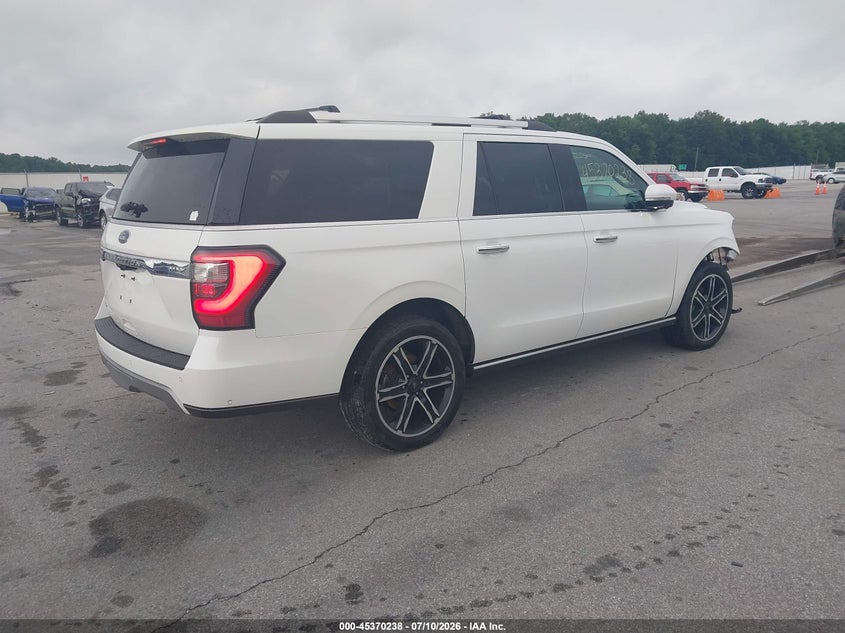 Vin: 1fmjk2at5lea80191, lot: 45868224, ford expedition limited max 20204