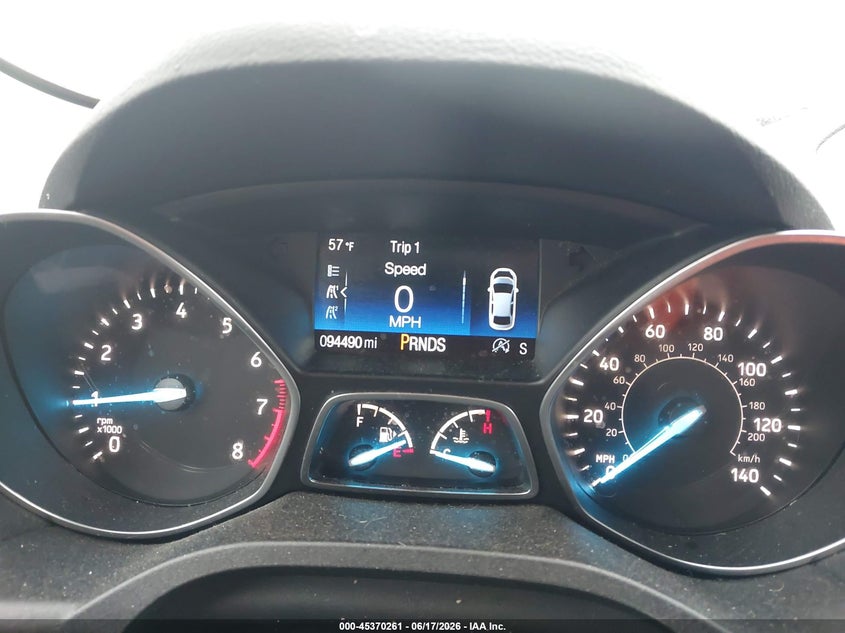 2019 FORD ESCAPE SPORT UTILITY VEHICLE 1.5L I-4 DI, DOHC, VVT, TURBO, 179HP