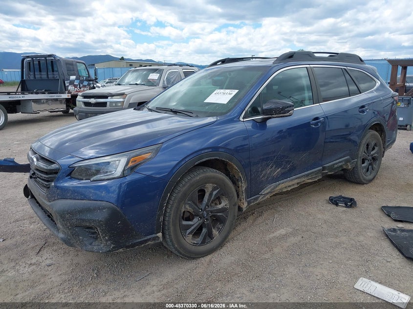 Vin: 4s4btgkd0l3244271, lot: 45868316, subaru outback onyx edition xt 20202