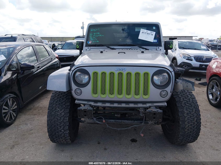 2015 JEEP WRANGLER SPORT UTILITY VEHICLE 3.6L V-6 DOHC, VVT, 285HP