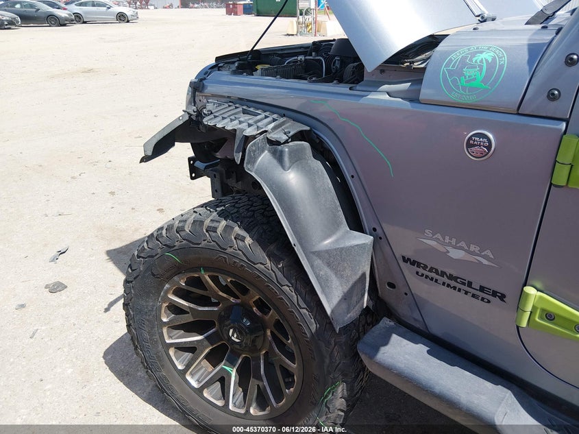 2015 JEEP WRANGLER SPORT UTILITY VEHICLE 3.6L V-6 DOHC, VVT, 285HP