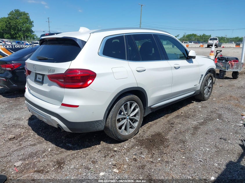 2018 BMW X3 SPORT UTILITY VEHICLE 2.0L I-4 DI, DOHC, VVT, TURBO, 248HP