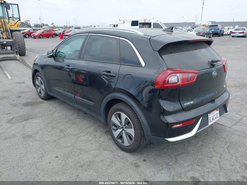 Vin: kndcc3lc2h5079164, lot: 45868457, kia niro ex 20173