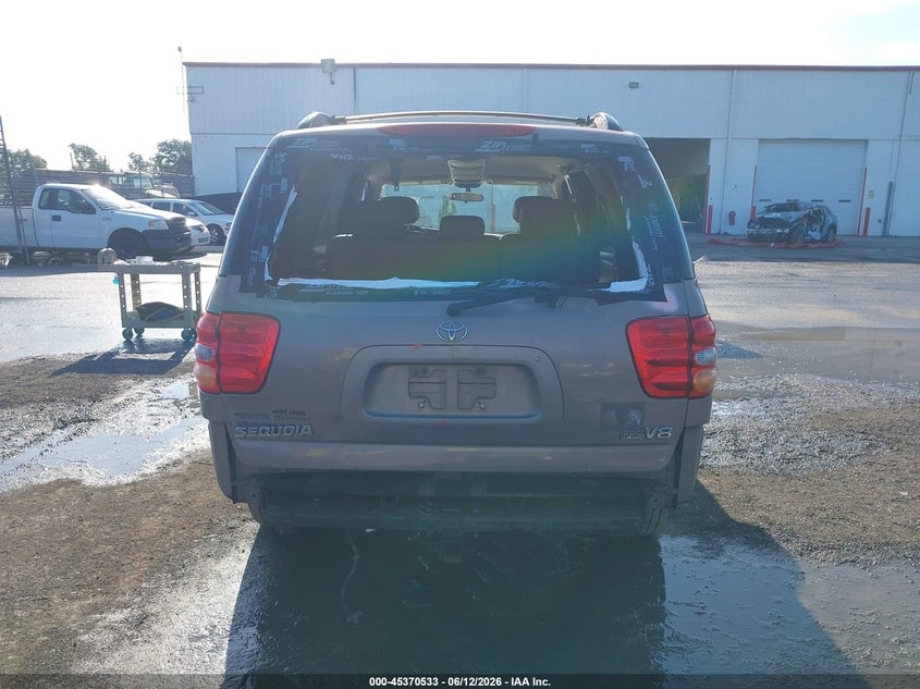 2002 Toyota Sequoia Sr5 V8 VIN: 5TDZT34A62S133798 Lot: 45370533