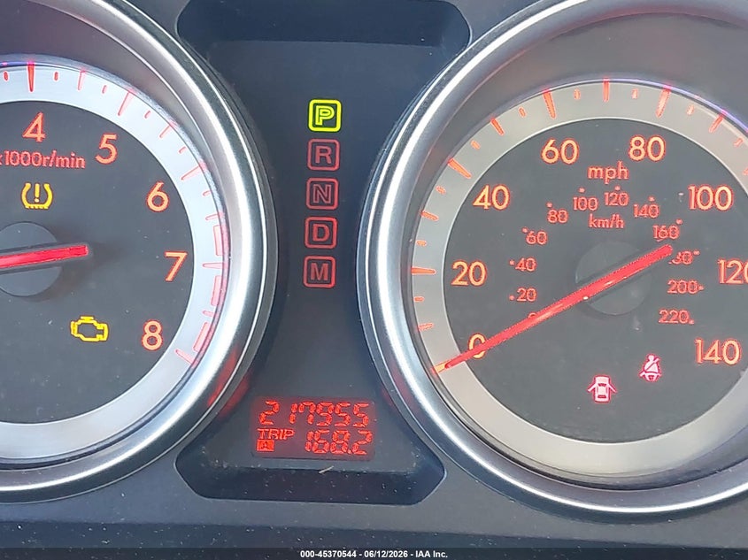 2009 MAZDA CX-9 SPORT UTILITY VEHICLE 3.7L V-6 DOHC, VVT, 273HP