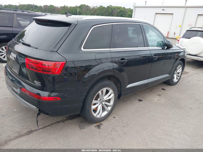 Vin: wa1aaaf76jd051101, lot: 45868536, audi q7 3.0t premium 20184