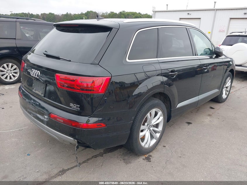2018 Audi Q7 3.0T Premium VIN: WA1AAAF76JD051101 Lot: 45370549