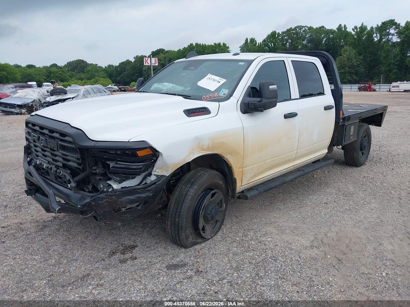 Vin: 3c6ur5hj6sg540024, lot: 45868544, ram 2500 tradesman  4x4 8' box 20252