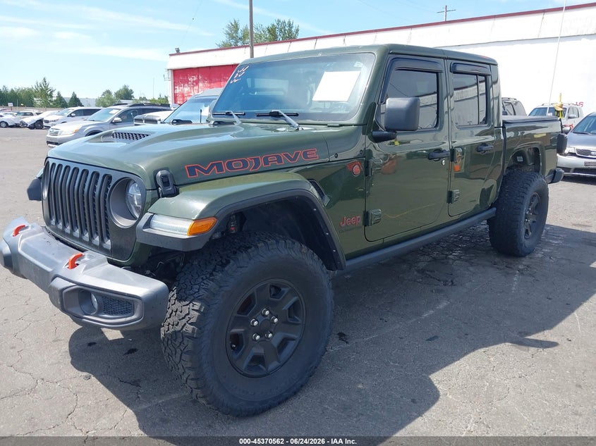 Vin: 1c6jjtegxml606605, lot: 45868548, jeep gladiator mojave 4x4 20212