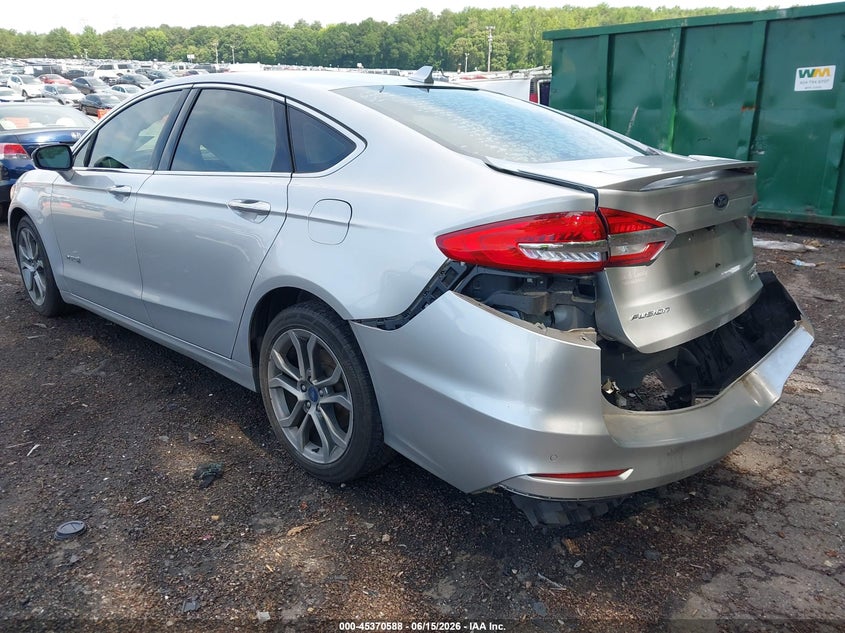 2019 FORD FUSION SEDAN 2.0L I-4 DOHC, VVT, 141HP