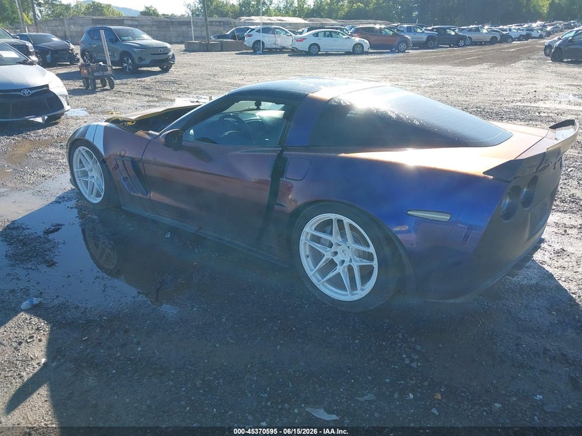 Vin: 1g1ys2dw2a5102257, lot: 45868581, chevrolet corvette grand sport 20103