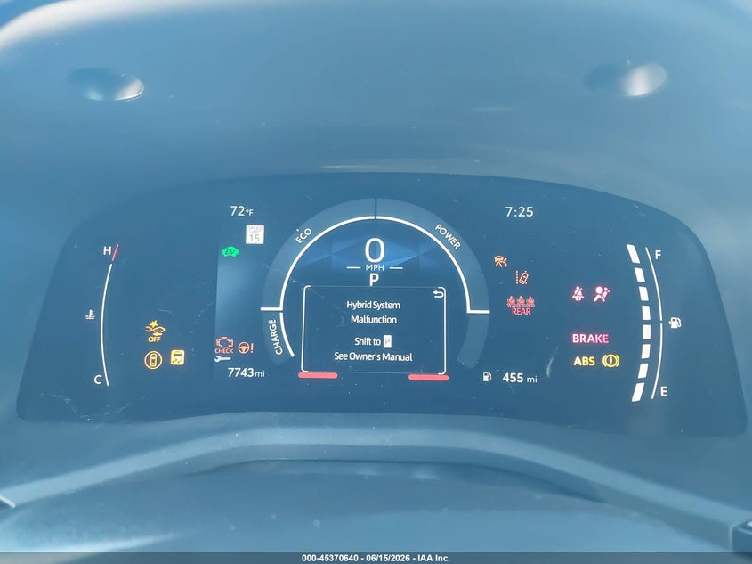 2025 TOYOTA CAMRY 2.5L I-4 DI, DOHC, V(VIN: 4T1DAACK5SU613630
