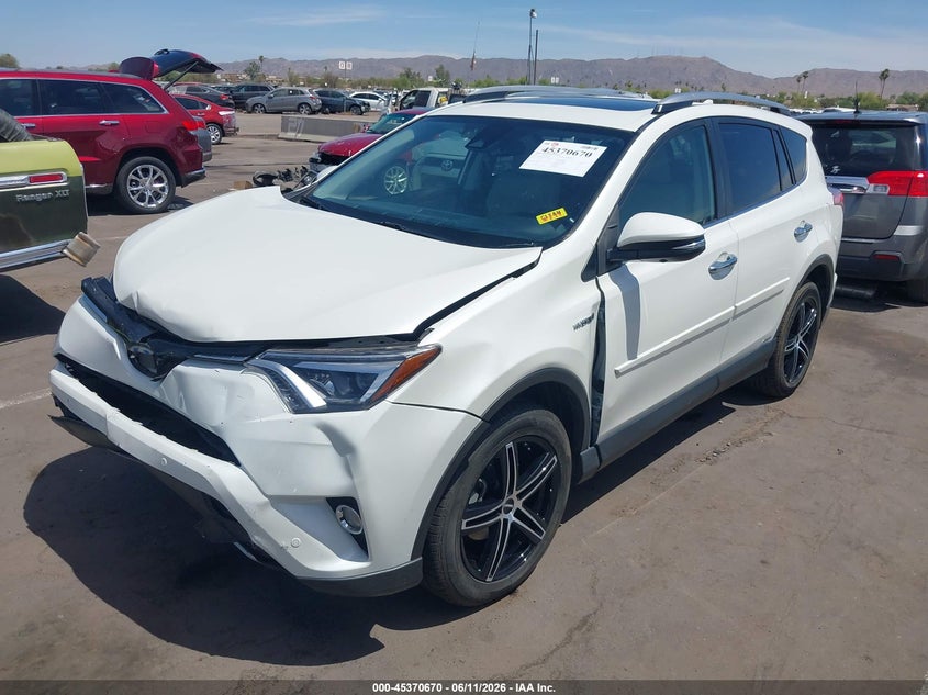 2018 Toyota Rav4 Hybrid Limited JTMDJREV2JD227384 photo 1