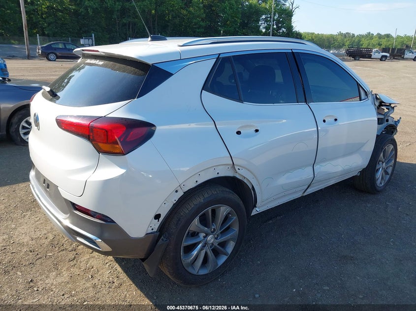 Vin: kl4mmfsl4mb150942, lot: 45868661, buick encore gx fwd essence 20214