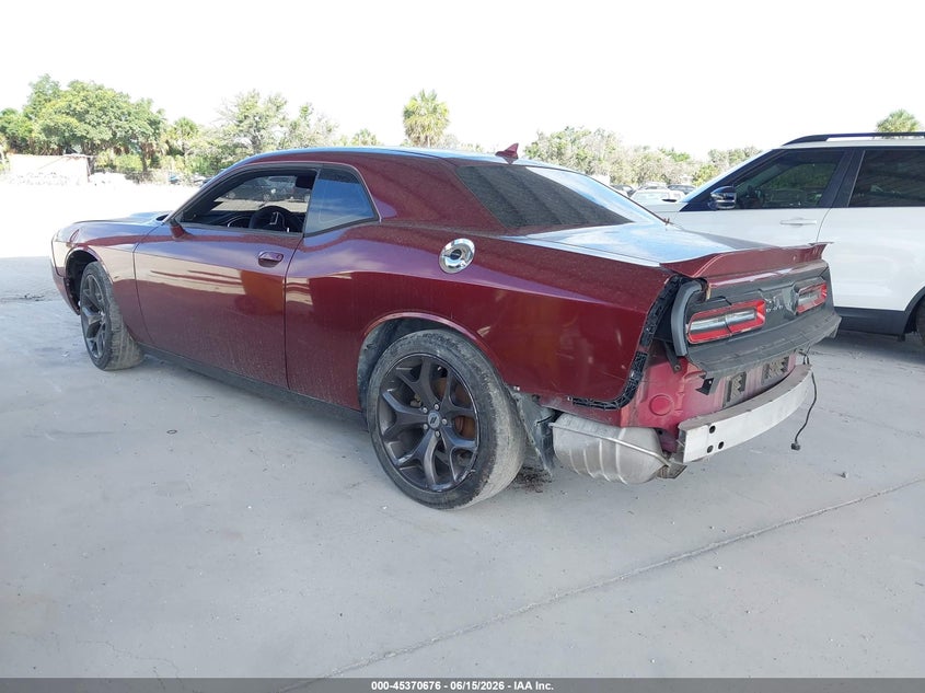 Vin: 2c3cdzag2jh327695, lot: 45868663, dodge challenger sxt plus 20183