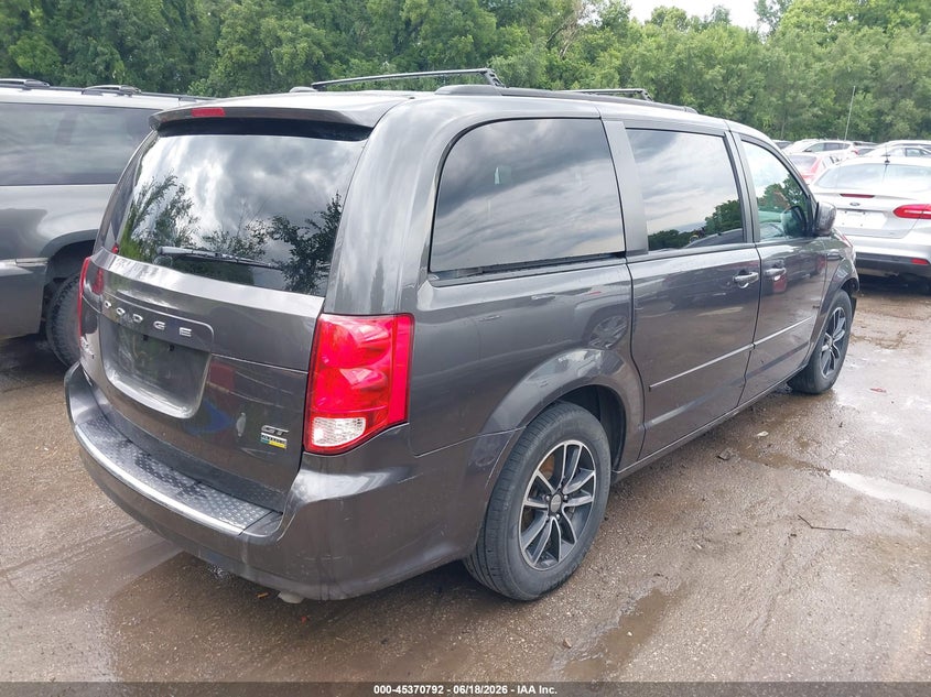 Vin: 2c4rdgeg3hr673053, lot: 45868778, dodge grand caravan gt 20174