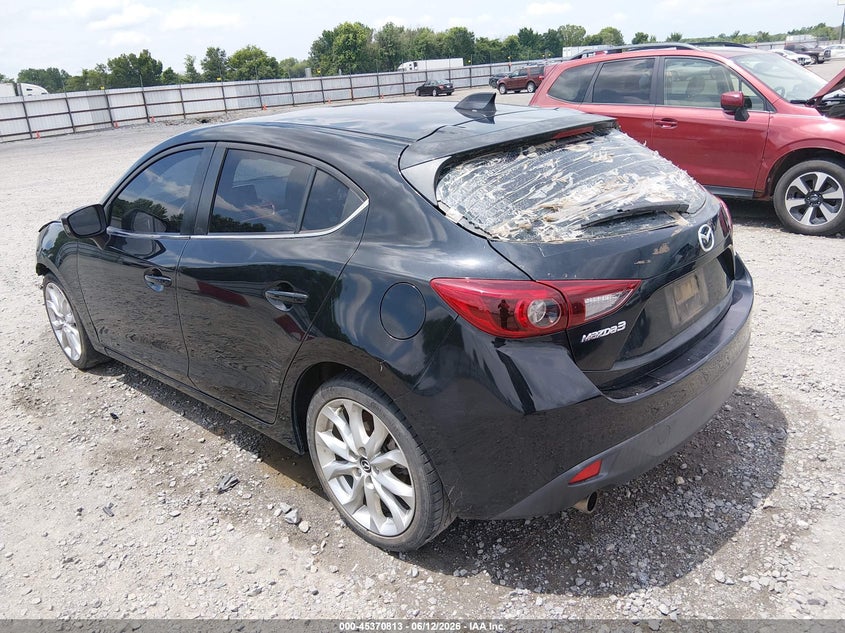 Vin: jm1bm1m39e1102602, lot: 45868799, mazda mazda3 s grand touring 20143