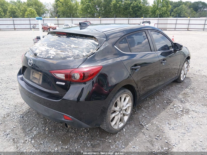 Vin: jm1bm1m39e1102602, lot: 45868799, mazda mazda3 s grand touring 20144