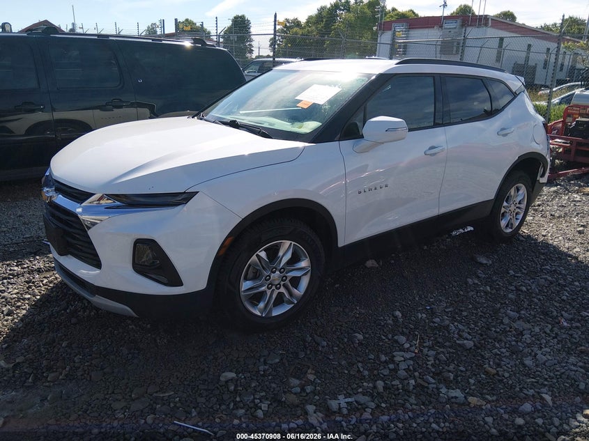 Vin: 3gnkbhrs4ls530837, lot: 45868894, chevrolet blazer awd 2lt 20202