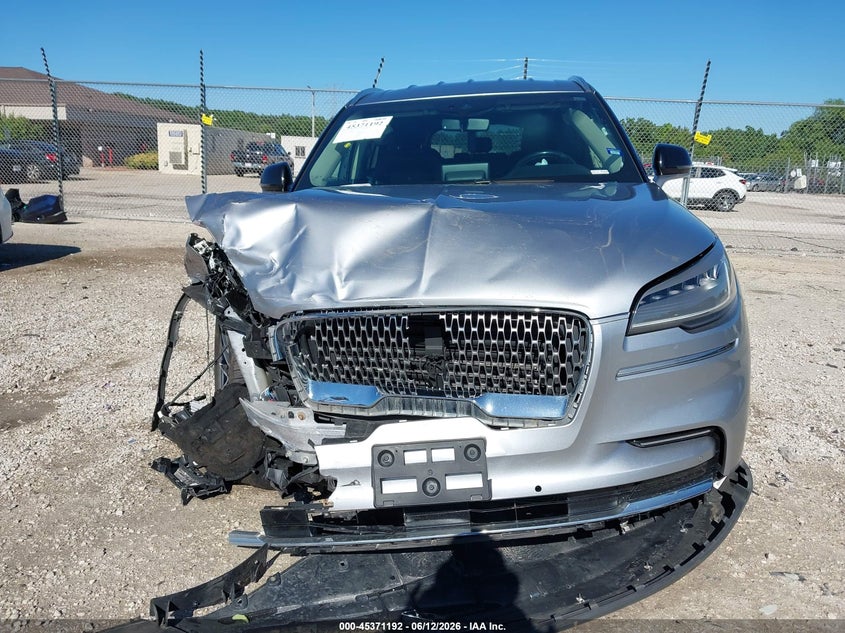 2022 Lincoln Aviator Standard VIN: 5LM5J6XCXNGL05244 Lot: 45371192