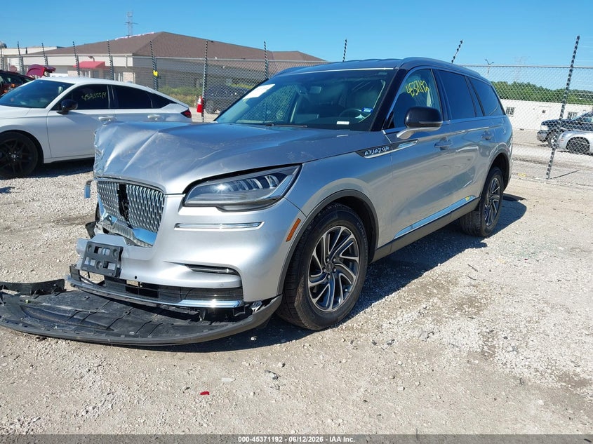 Vin: 5lm5j6xcxngl05244, lot: 45869178, lincoln aviator standard 20222