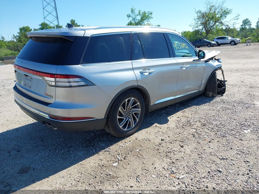 Vin: 5lm5j6xcxngl05244, lot: 45869178, lincoln aviator standard 20224
