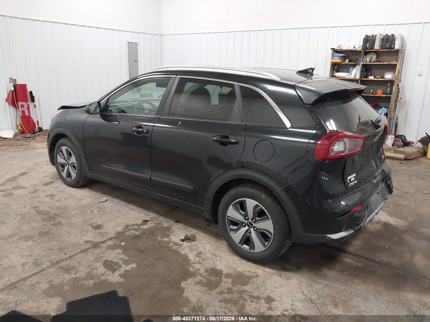 Vin: kndcb3lcxk5217849, lot: 45869261, kia niro lx 20193