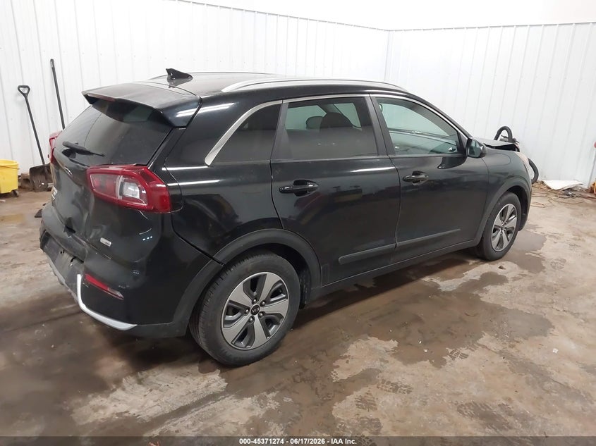 Vin: kndcb3lcxk5217849, lot: 45869261, kia niro lx 20194