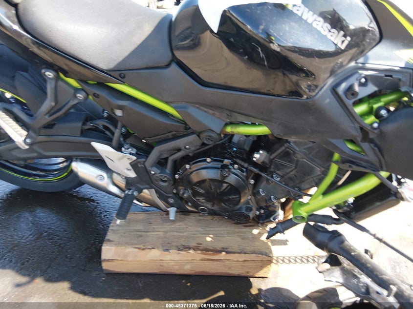 2022 Kawasaki Er650 L VIN: ML5EREL19NDA73622 Lot: 45371375