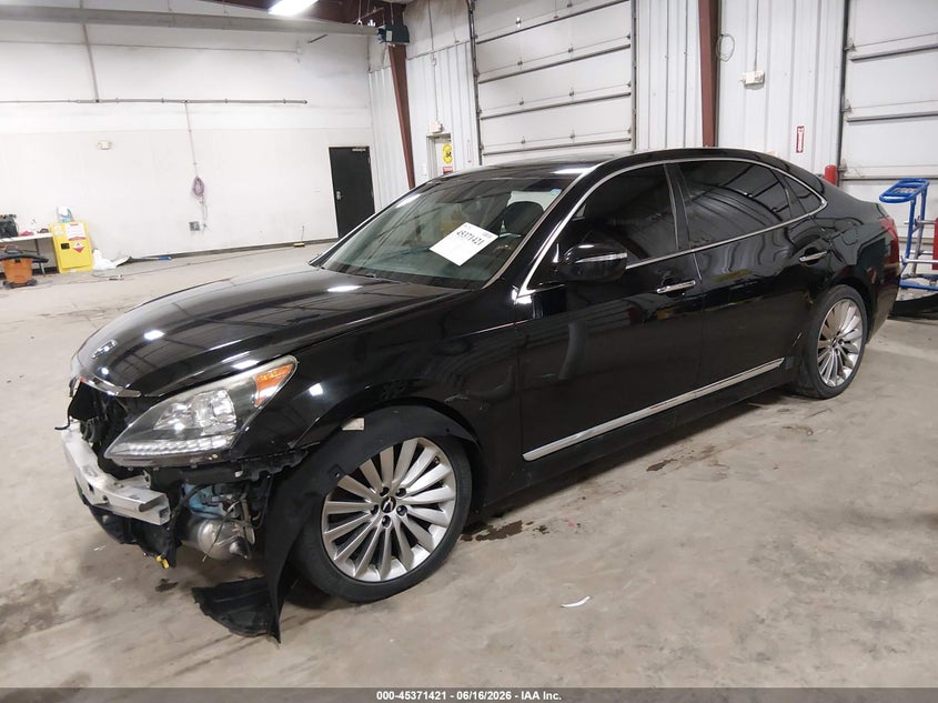 Vin: kmhgh4jh7fu099738, lot: 45869407, hyundai equus signature 20152